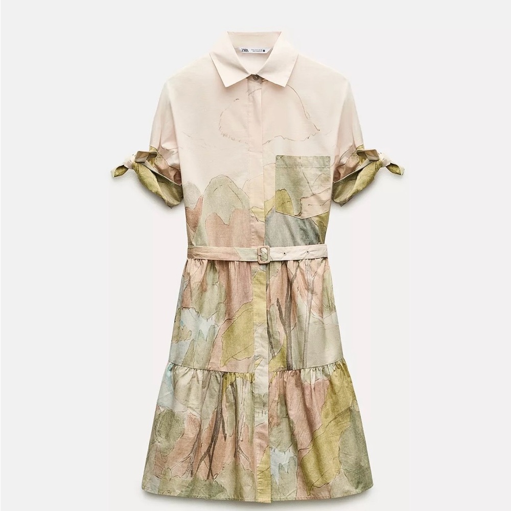 Zara Multicolor Floral Dress